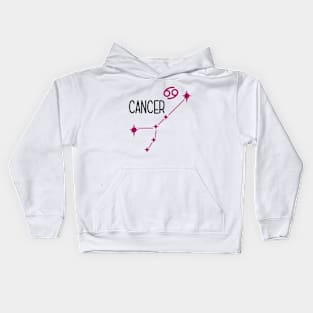 Astrology Star Sign, June July Birthday Gift, Zodiac Sign Cancer, Horoscope Astrological Kids Hoodie